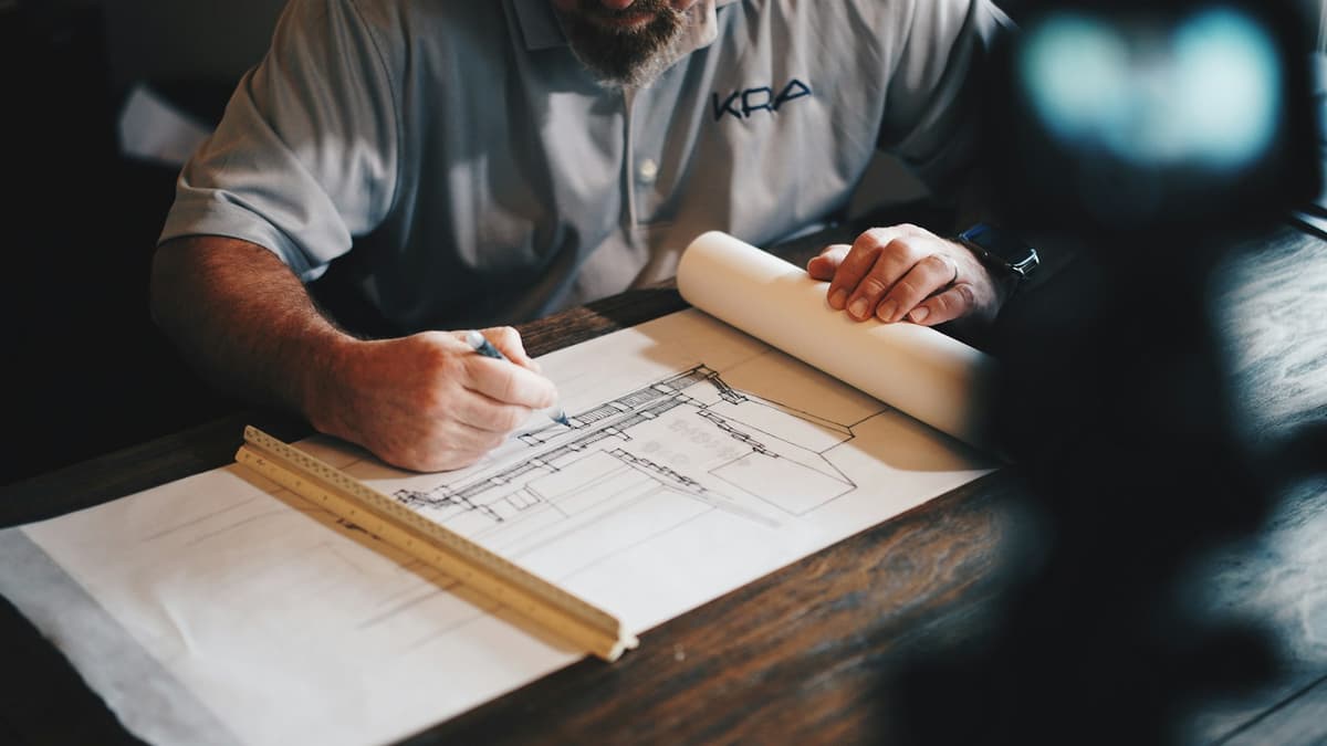 Zachery and Rusty Wilson, founders of Wilson Way, on a Louisville job site